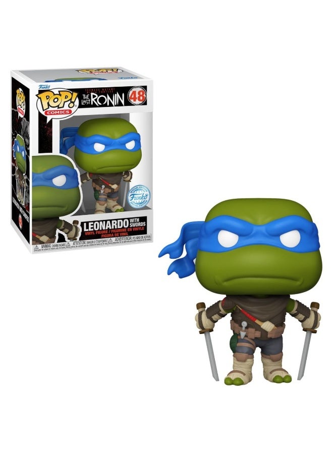 Funko Funko POP! Comics Teenage Mutant Ninja Turtles: The Last Ronin Leonardo with Swords Vinyl Figure (9.3 cm)  - Image 2