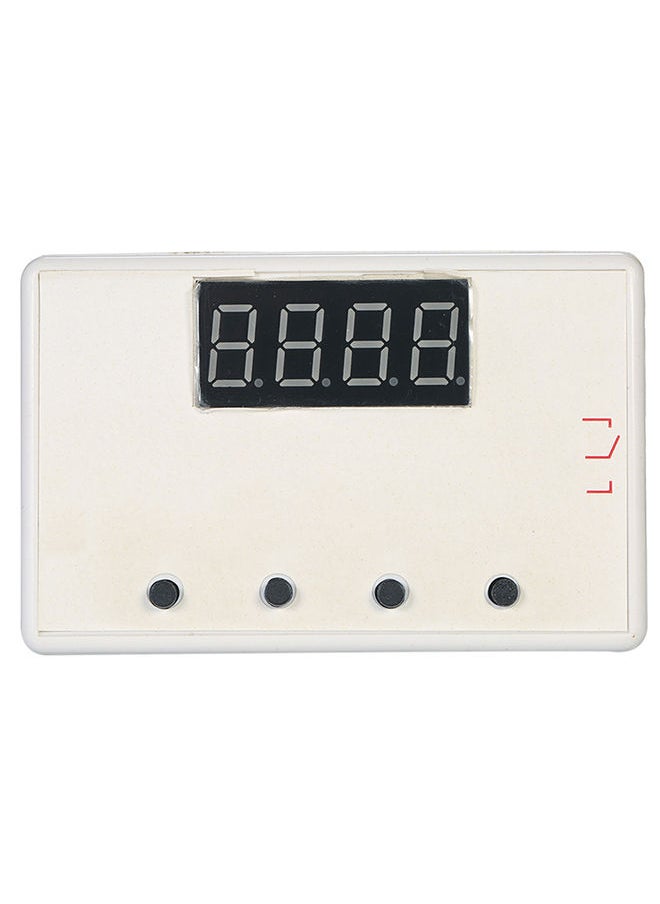 NIBEMINENT - Adjustable LED Delay Relay Module Timer Control Switch Board With Case White - Image 1