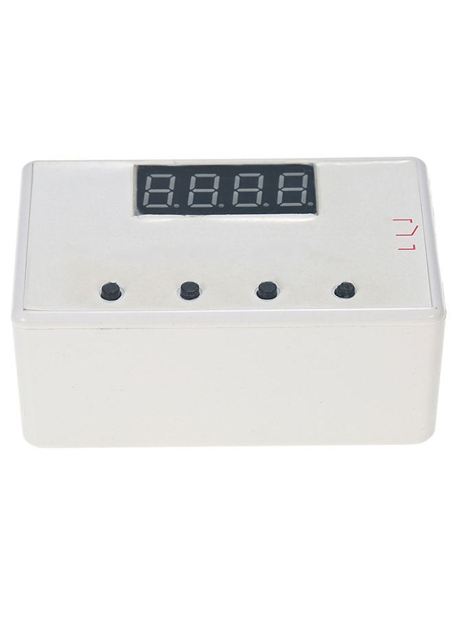 NIBEMINENT - Adjustable LED Delay Relay Module Timer Control Switch Board With Case White - Image 1