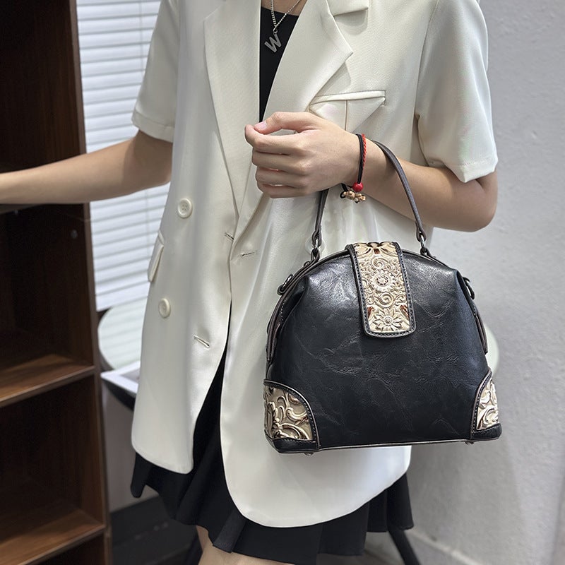 Chinese Aesthetics 2025 Embroidery Matchinging Cheongsam Cotton And Linen Handbag Shoulder Bag For Women 228762 Embroidered Small Square Bag Handbag - Image 4