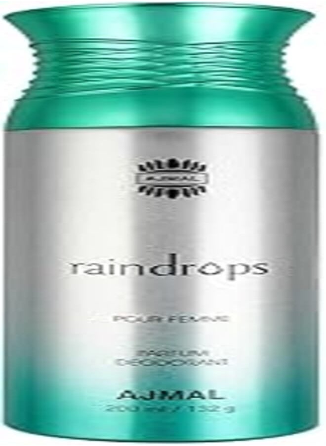 Ajmal - Rain Drops - Body Spray Clear 200Ml - Image 1