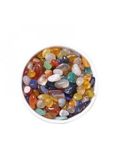 Graffiti Resin 100g Natural Quartz Crystal Crushed Stone Irregular Shaped 13-16 MM For Jewelry Making Garden Aquarium Vase Plant Decoration  - Image 1