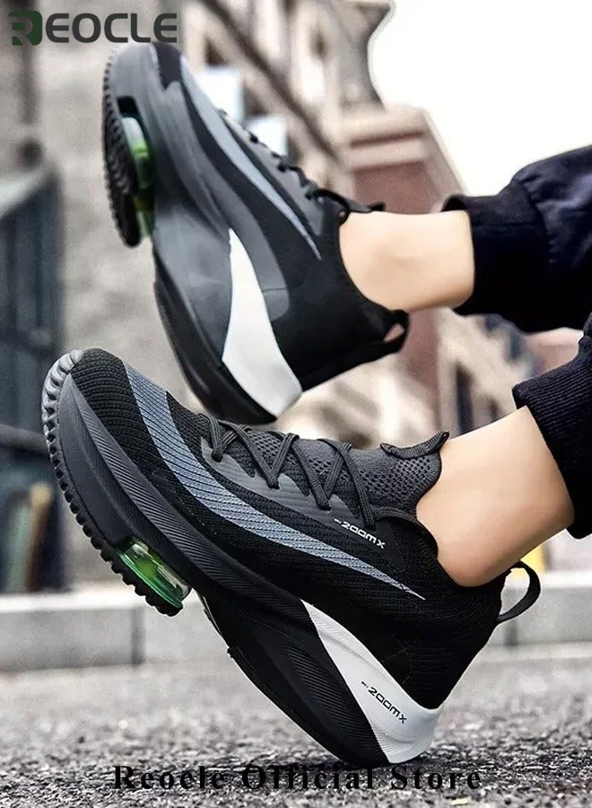REOCLE Walking Sneakers Casual Sports Gym Jogging Unisex Training Lightweight Sneakers Professional Outdoor Cushioning Jogging Shoes  - Image 3