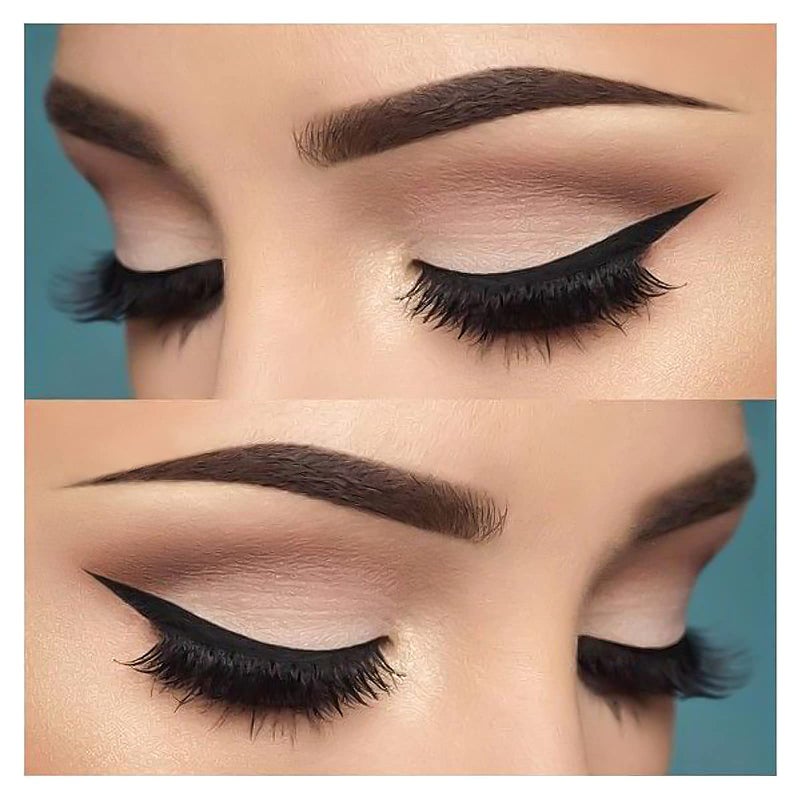 EIGSHOW Eyeliner Brush Fine Angled - PRO Precision Gel Eye Liner Makeup Brush -Ultra Thin Slanted Flat Angle - Premium Cruelty Free Synthetic Bristles (E835) - Image 5