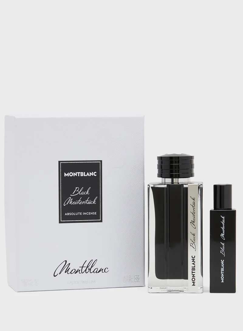 Mont Blanc Brand Black Meisterstuck EDP Travel Duo Set
