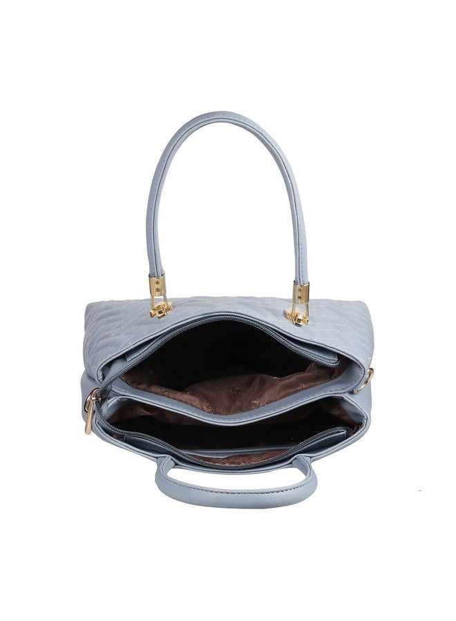 Metro Women Light Blue Shoulder Bag (66-7653) - Image 2