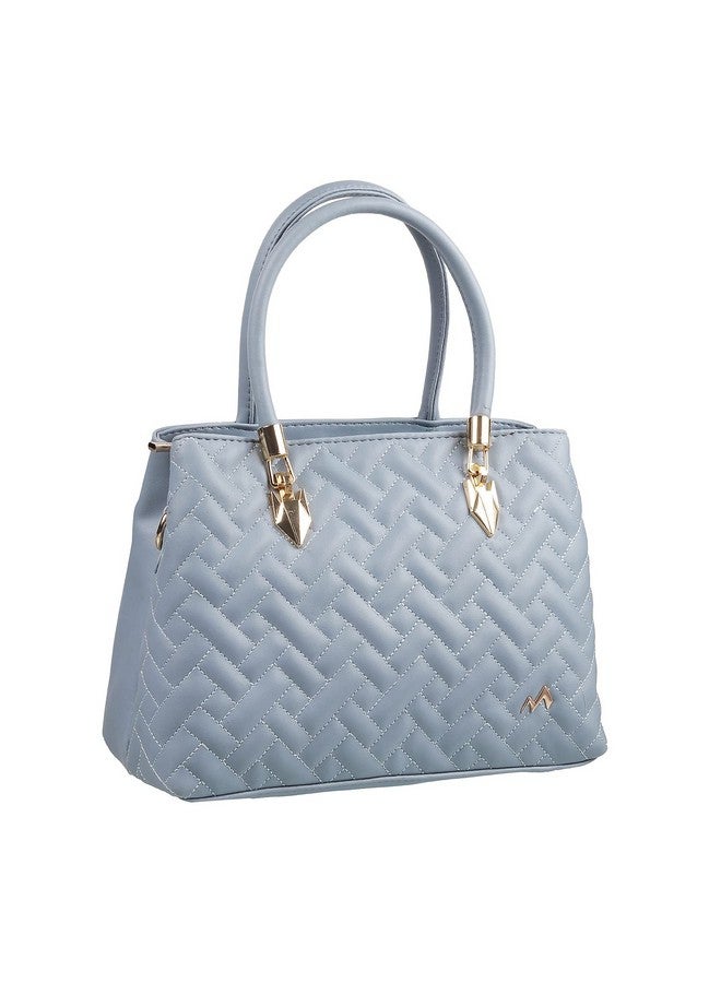 Metro Women Light Blue Shoulder Bag (66-7653) - Image 5