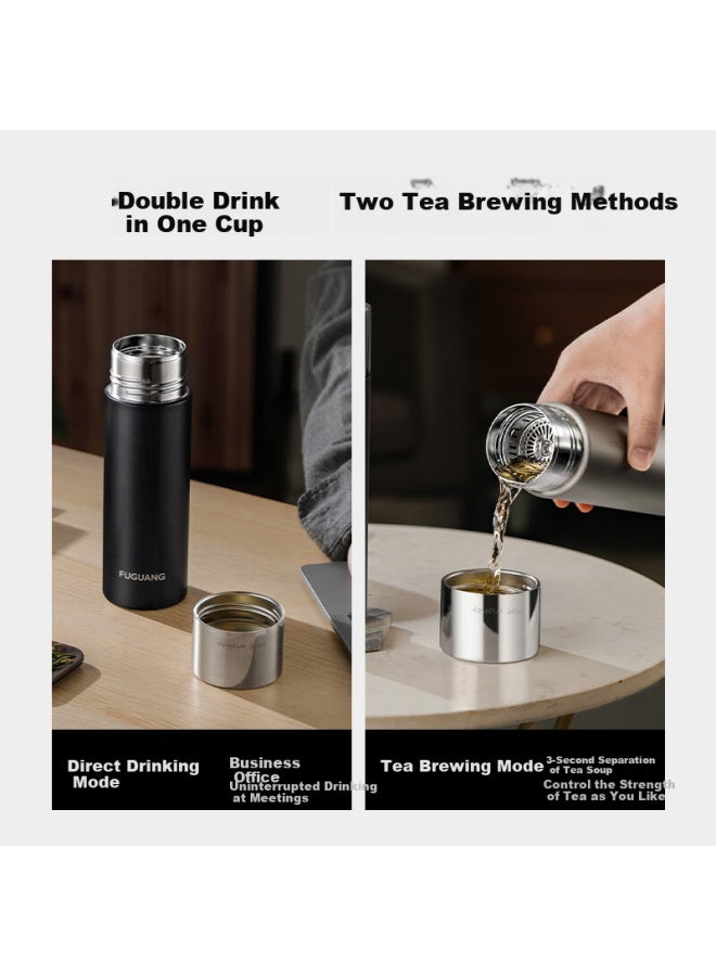 Tomimitsu Fuguang Insulated Water Bottle Large Capacity For Men And Women, Gift For Students, School Use, Stainless Steel Thermos Cup Tea Mug Gift - Image 4