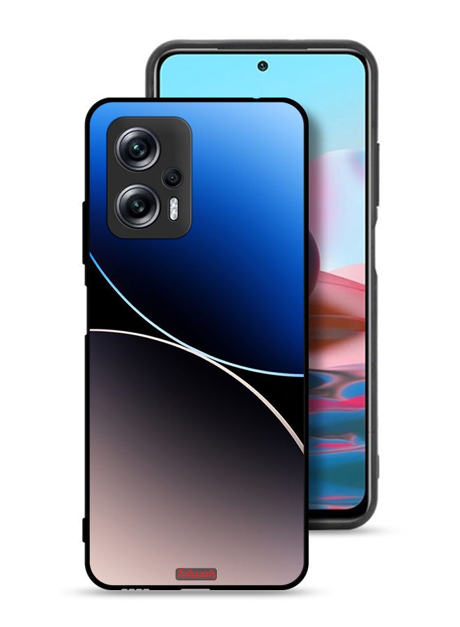 Tolwak Xiaomi Poco X4 GT Protective Case Cover Curve Lines Pattern - Image 1