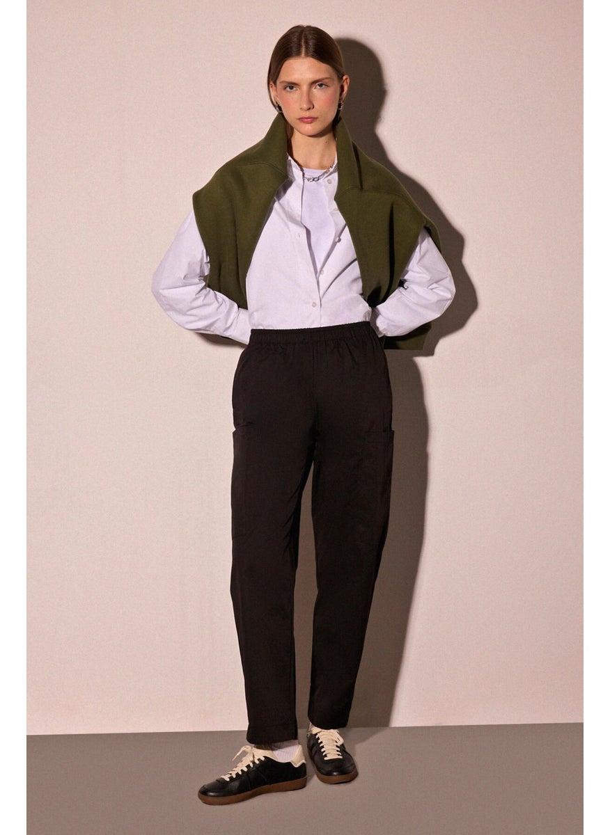 Touche - Elastic Waist Parachute Trousers - Image 1