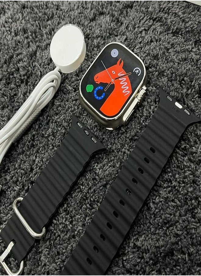 HK9 ULTRA 2 Series 9 Wearfit Pro (2024) SmartWatch 2.12 Inch SUPER AMOLED Display 480X320 Open AI Chat GPT GPS NFC Bluetooth V5 Call Wireless Charger