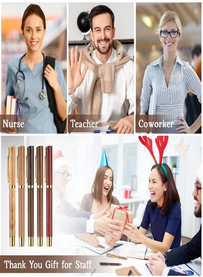 PerKoop 100 Pcs Ballpoint Pens for Men Social Worker Thank You Gifts Bulk Inspirational Black Ink Pen Appreciation Gifts for Teacher Nurse Team Employee Coworker - Image 5