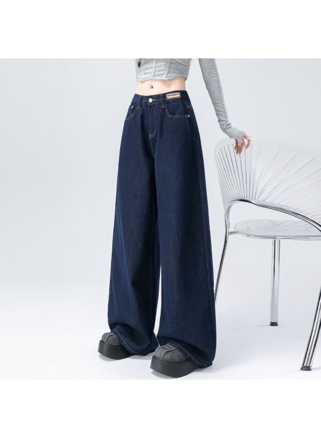 EPTISON Loose Fit Wide Leg Jeans For Women - 2025 Summer Trendy Oversized Hem Flowy Floor-length Wide Leg Pants - Image 2