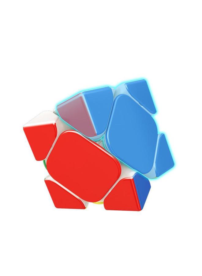 [Magic Cube] Magic Circle Culture RS Oblique Magic Cube Magnetic Special Color Children's Toys For Special Competition-Color:RS Oblique Magnetic Version [color]]  - Image 1