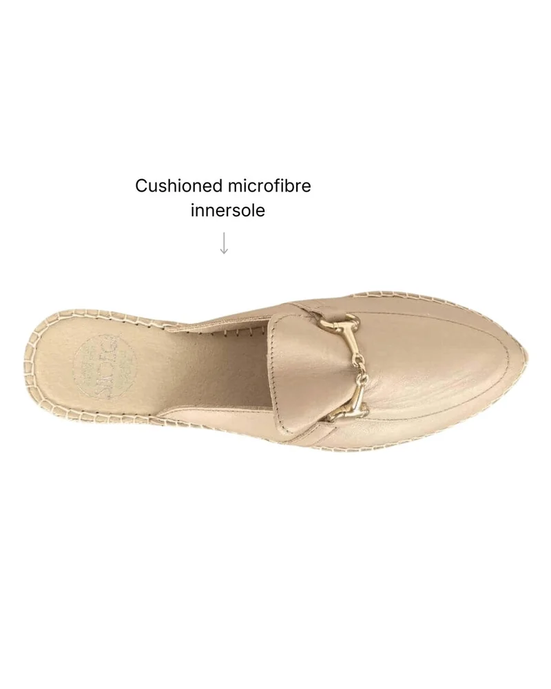 SHOEQ Sand Espadrille Mule for Women | Best Price UAE