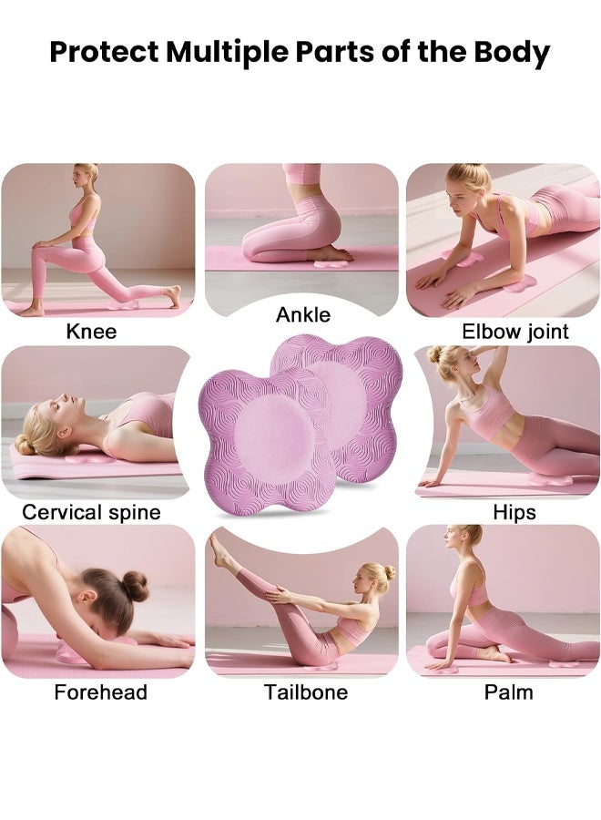 High Quality 2 Pcs Protective Cushion For Knee Wrist Elbow Protection, Ideal for Yoga, Plank, Pilates And Fitness Exercise, Reduce Pain And Pressure During Workout And Yoga, Non Slip And Lightweight - Image 4