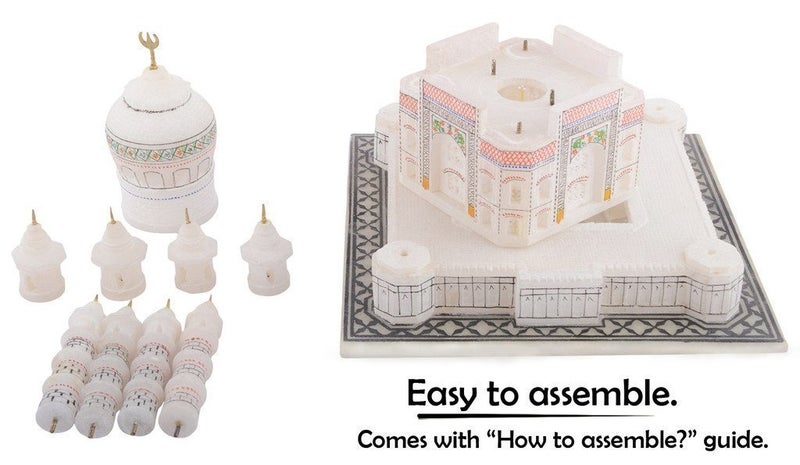 StonKraft StonKraft 9 Tajmahal Taj Mahal Replica Model Made of White Marble  - Image 4