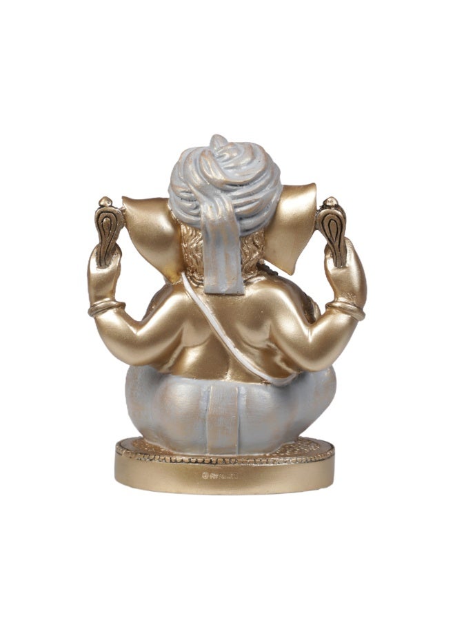 معنى المنزل باجادي غانيشا صغير - ذهبي ورمادي - Image 3