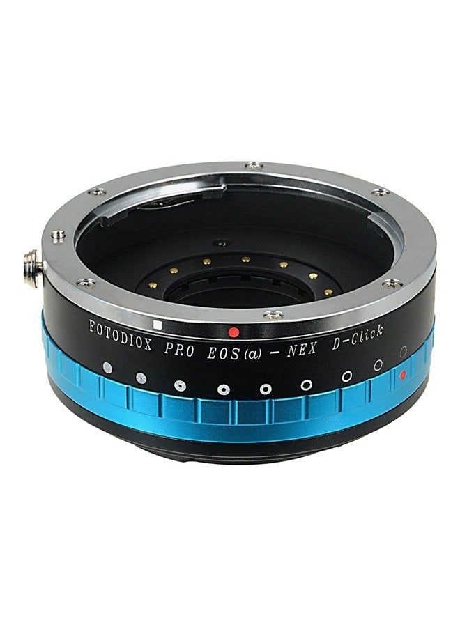 Fotodiox Pro Iris Lens Mount Adapter Compatible With Canon Eos Ef Full Frame Lenses To Sony E-Mount Cameras - Image 1