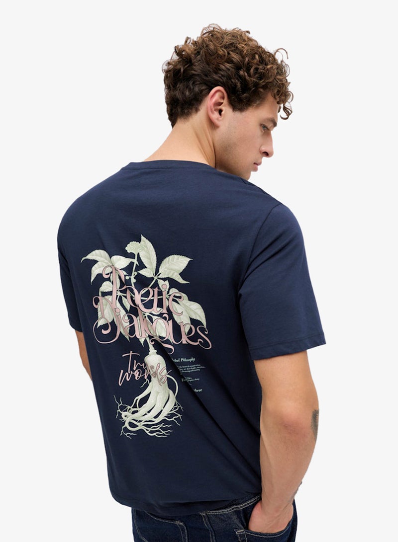 ج ج ريبل تيشيرت مطبوع بقصة عادية - Image 2