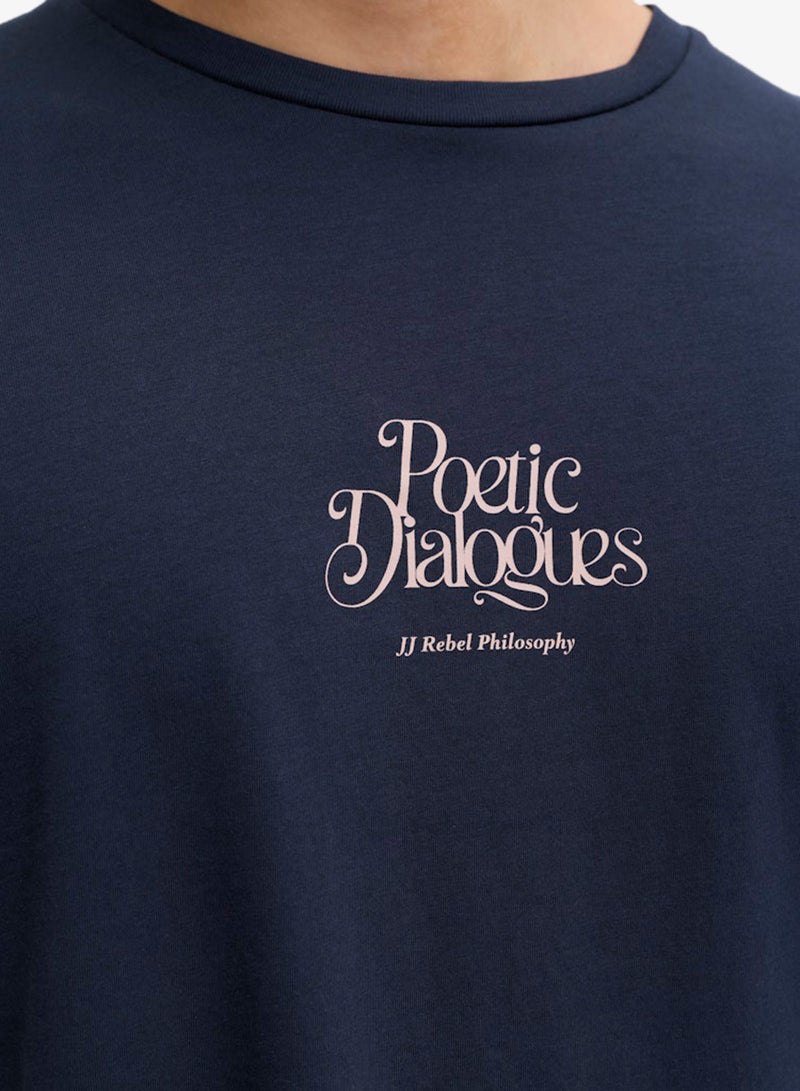 ج ج ريبل تيشيرت مطبوع بقصة عادية - Image 3