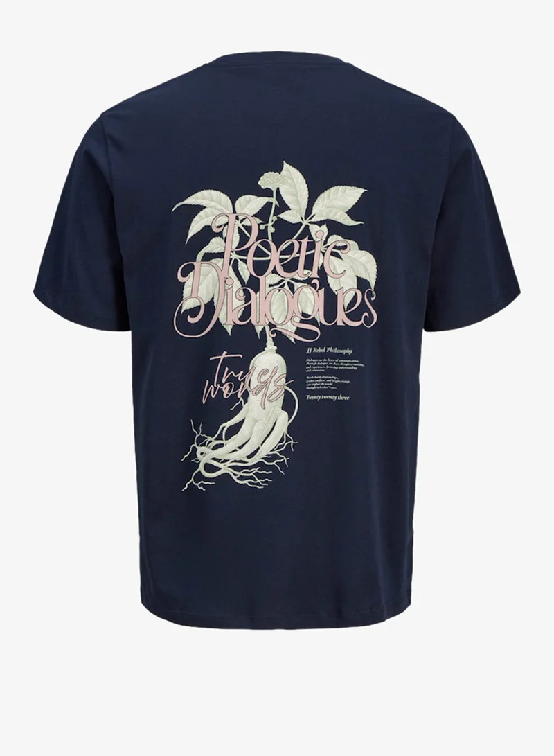 JJ Rebel  Graphic Print Regular Fit T-Shirt for Men | Best Price UAE