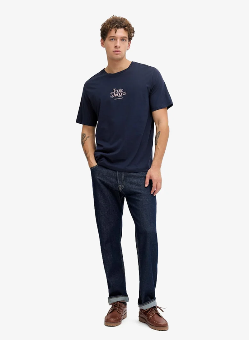 JJ Rebel  Graphic Print Regular Fit T-Shirt for Men | Best Price UAE