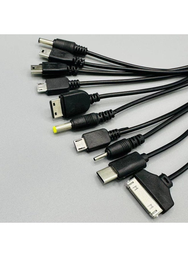 10-in-1 Multifunctional USB Charging Cable with Assorted Charging Heads - Image 2
