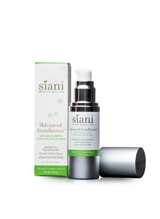 Siani Advanced Anti Aging Serum With Plant Stem Cells Advanced Peptidesscience Backed Probiotic Technology Vegan Organic & Natural Ingredients - Image 1