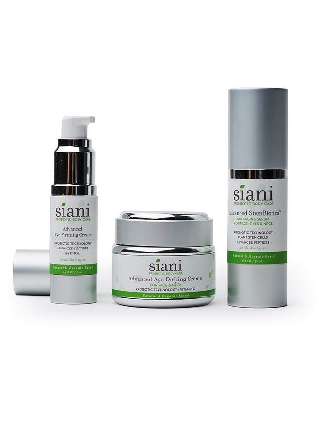 Siani Advanced Anti Aging Serum With Plant Stem Cells Advanced Peptidesscience Backed Probiotic Technology Vegan Organic & Natural Ingredients - Image 4