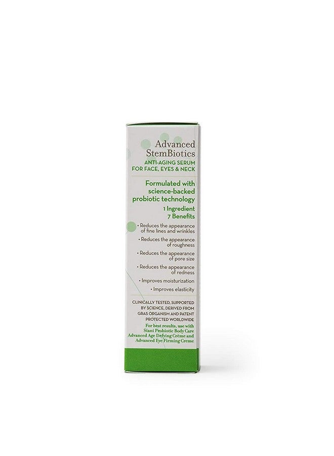Siani Advanced Anti Aging Serum With Plant Stem Cells Advanced Peptidesscience Backed Probiotic Technology Vegan Organic & Natural Ingredients - Image 3