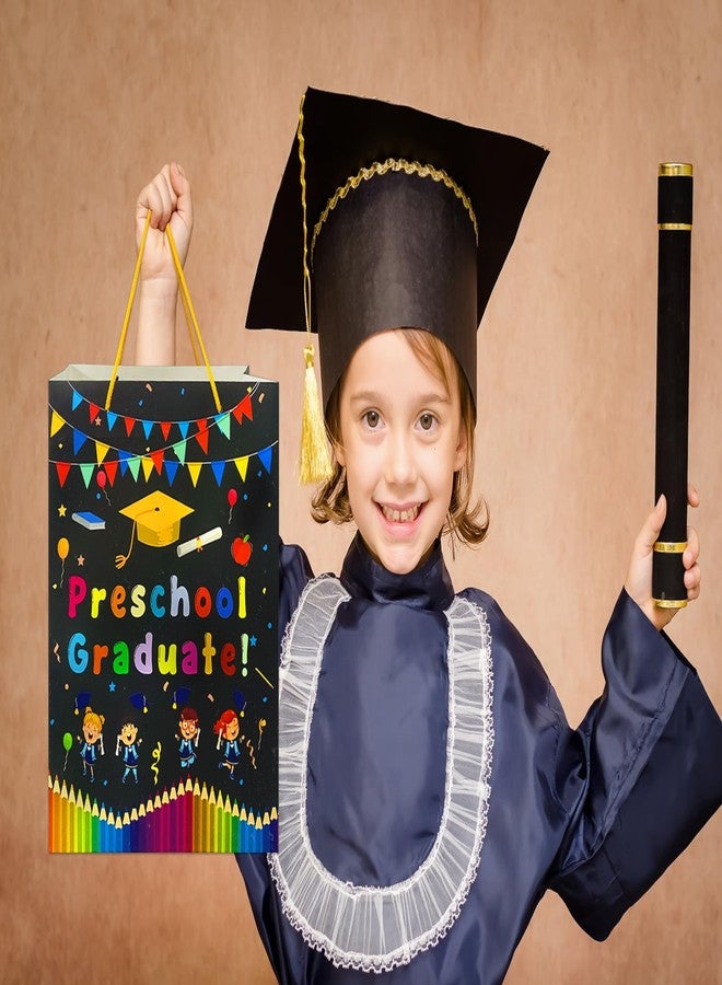 JUESMOS Preschool Graduation Gift Bag with Tissue Paper 13'' Class of 2026 Graduation Gift Bag with Handles for Kids Large Graduations Wrapping Paper Bags for Preschool PreK Boys Girls Party Supplies - Image 5