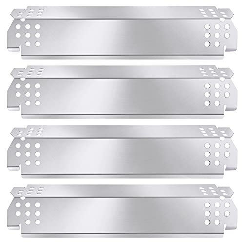 Criditpid Grill Heat Plate Parts for Home Depot Nexgrill 720-0830H, 720-0888N, 720-0888, 720-0864, 720-0896B, Stainless Steel Grill Heat Tent, Burner Cover, Flame Tamer for 4 Burner Members Mark 720-0830G - Image 1