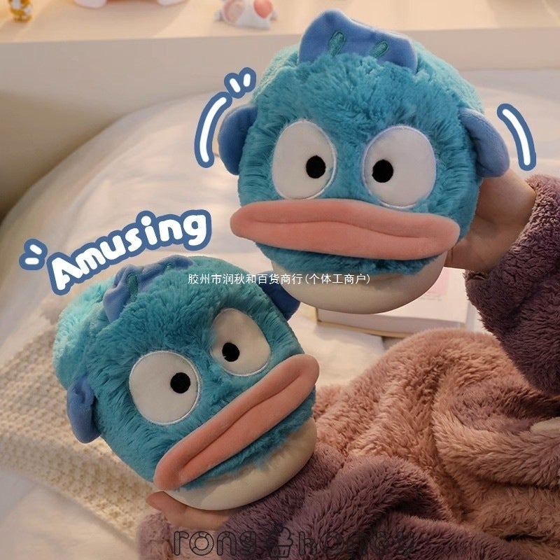 German Cotton Slippers Couple Moon Shoes Winter Clown Fish Cotton Slippers Women'S Home Indoor Slippers Men'S - Image 2