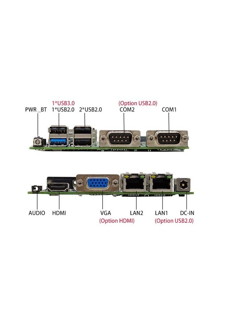 General - Low-power industrial control computer host motherboard Celeron J1900 board surface mount memory 2GB - Image 1