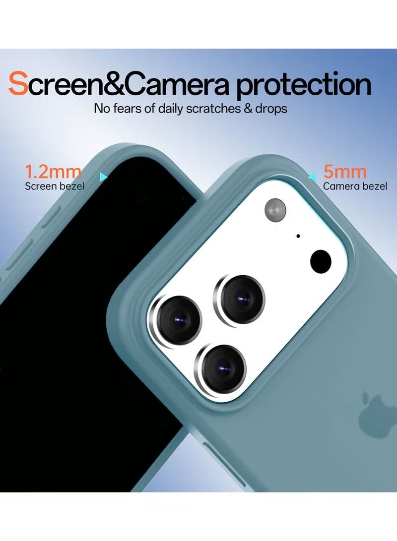 iPhone 17 Pro Case Liquid Silicone Silky Soft Touch Cover iPhone 17 Pro Full-Body Protection Anti-Scratch Shockproof Phone Case For iPhone 17 Pro 6.3-Inch - Image 3
