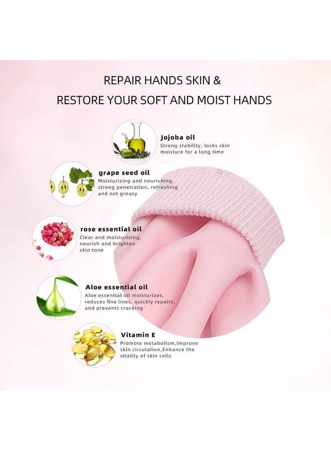COZY CORNER Moisturizing Silicone Gloves, Spa Gel Hand Treatment, Hydrating Therapy for Dry Cracked Hands, Multi Colour - Image 3