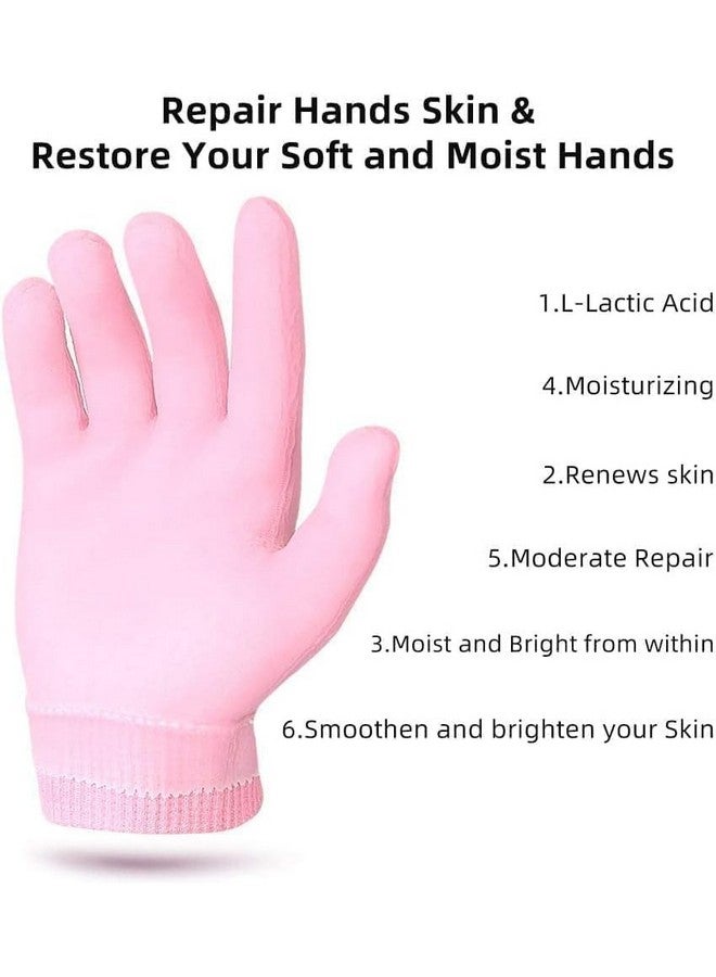 COZY CORNER Moisturizing Silicone Gloves, Spa Gel Hand Treatment, Hydrating Therapy for Dry Cracked Hands, Multi Colour - Image 4