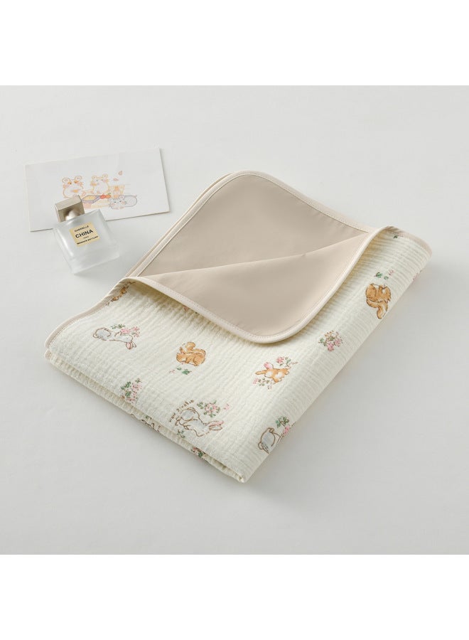 Baby Diaper Pad Washable Pure Cotton Class A Waterproof Breathable Baby Anti-urine Four Seasons Diaper Pad Aunt Period Physiological Pad
