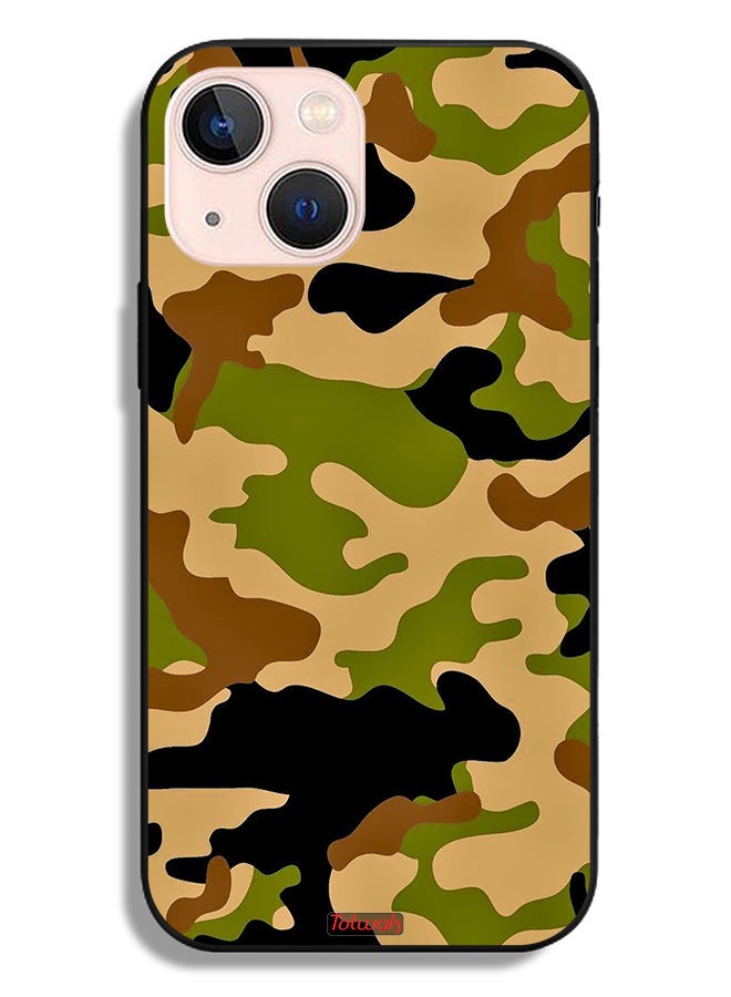 Tolwak Apple iPhone 13 mini Protective Case Camouflage Abstract Digital Pattern - Image 2