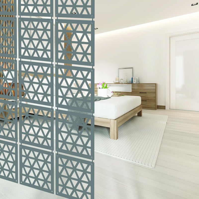 Olive Tree Wooden Room Divider for Living Room Hall Restaurant Dining RoomModern Hanging Stylish Screen PartitionAesthetic Separator for Home Decoration 12 Panels115 X 115 OTD5010 - Image 2