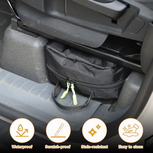 Bekantogy Car Under Seat Storage Bag Compatible with INEOS Grenadier 2020-2024 Zipper Lock Box Tray Hidden Organizer Under Front Seat Oxford Cloth Tool Box Organizer Storage Box with Handle 1PCS - Image 3