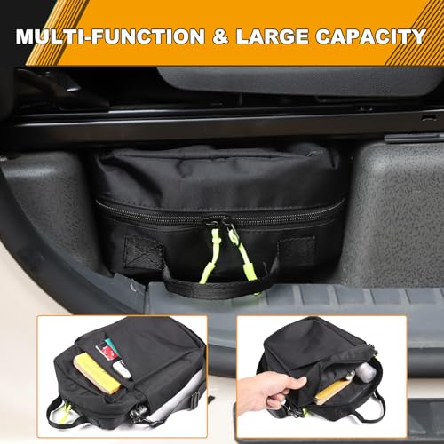 Bekantogy Car Under Seat Storage Bag Compatible with INEOS Grenadier 2020-2024 Zipper Lock Box Tray Hidden Organizer Under Front Seat Oxford Cloth Tool Box Organizer Storage Box with Handle 1PCS - Image 5