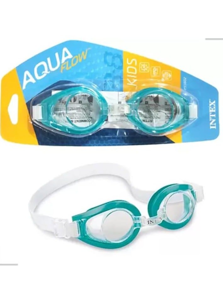 أكوا مجموعة من 3 نظارات سباحة أكوا للأطفال، اختيار عشوائي للألوان - Image 3