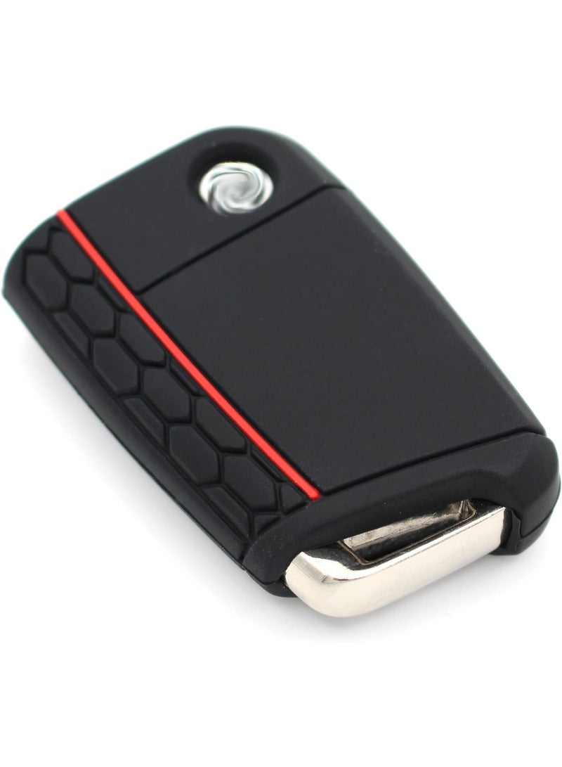 Silicone Car Key Cover Case Cover for VW Golf 7 Skoda Octavia A7 for SEAT Leon Ibiza 3 - Image 2