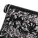 AuMoHall Black Forged Carbon Car Vinyl Wrap Matte Black Simulated Forged Carbon Fiber Satin Finish Car Body Film for Vehicle Interior Exterior Decoration 5984 x 787 - Image 2