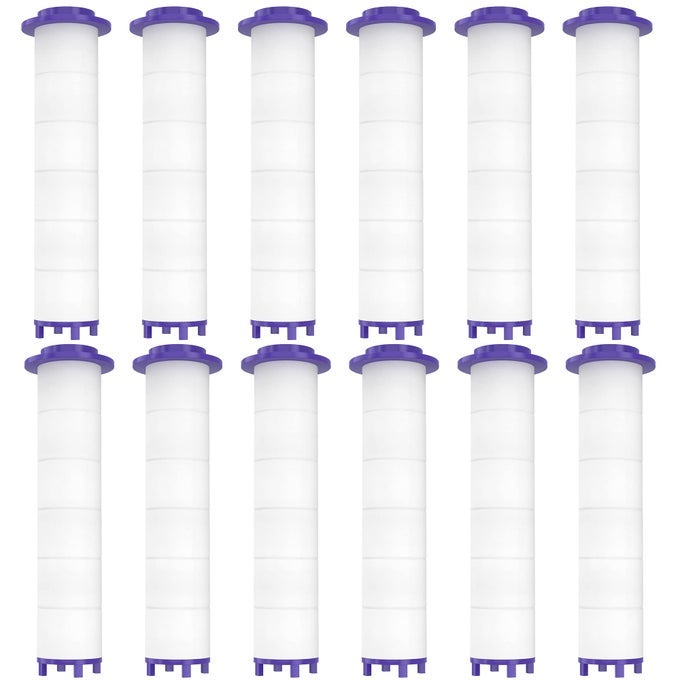 12 PIECES HYDRO JET SHOWER HEAD FILTER HIGH PRESSURE HANDHELD VORTEX TURBO FAN SHOWER HEADS FILTER