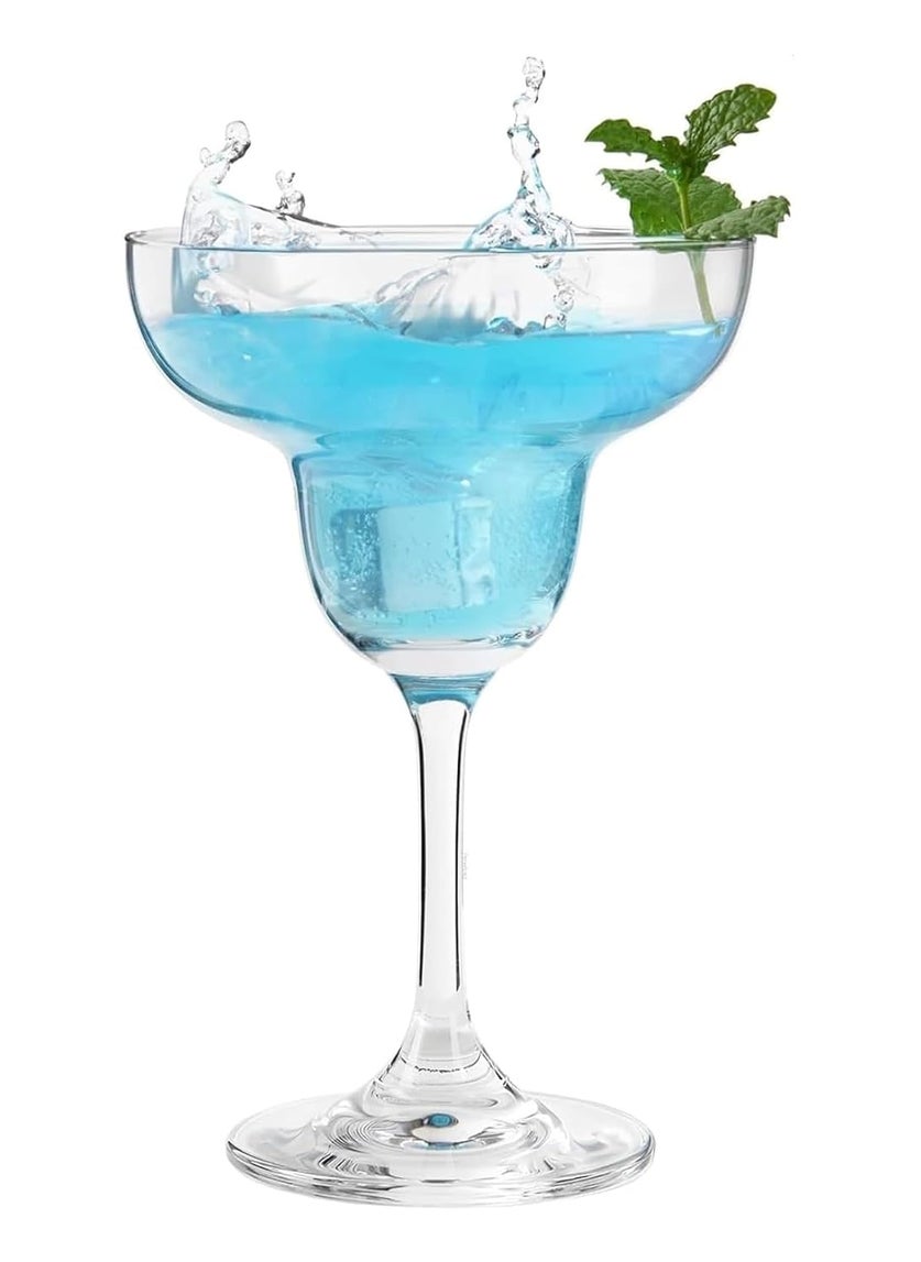 BLISS START BLISS START Margarita Glasses Set of 6 Cocktail Glasses with stem Crystal Glassware for Frozen Martini Mixing Cocktails Classic Cocktail Glasses for Drinks 190 ml  - Image 3
