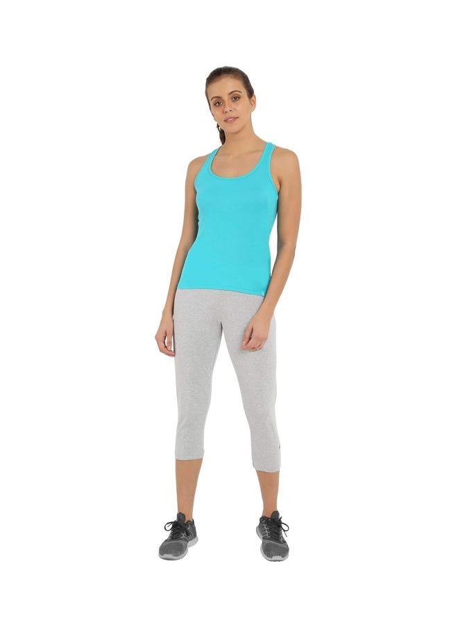 JOCKEY - Jockey 1467 Women Super Combed Cotton Rib Fabric Slim Fit Solid Racerback Styled Tank Top - Image 1