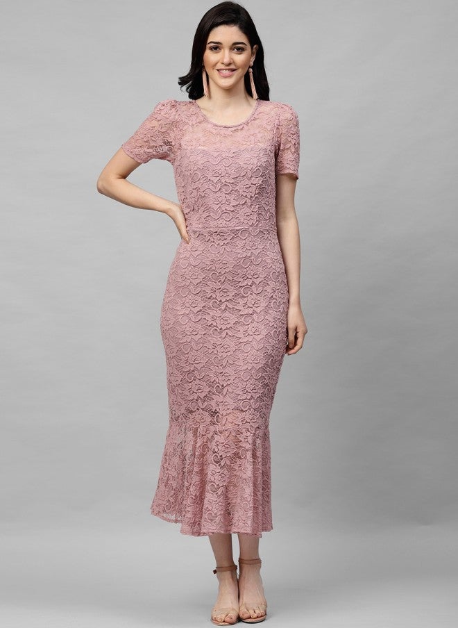 Athena فستان شيفون موف للنساء - Image 1